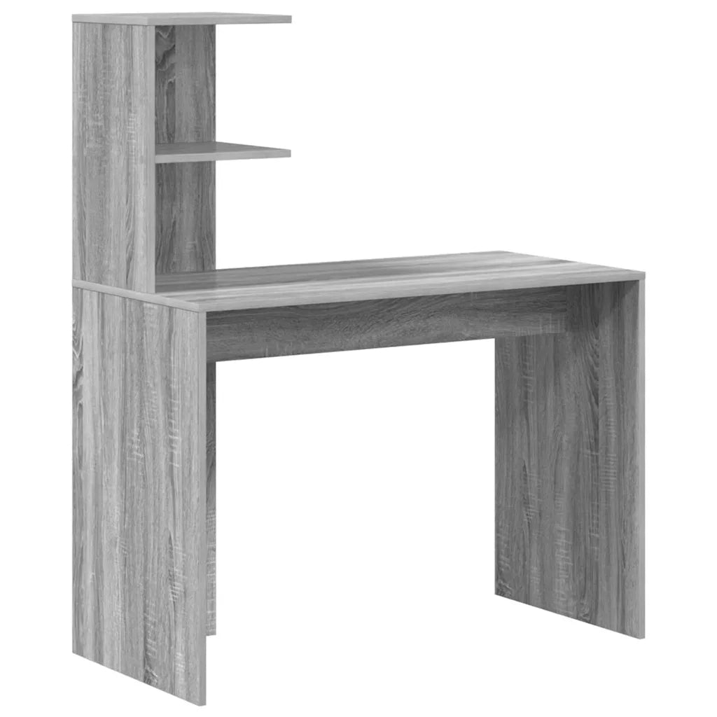 Scrivania Grigio Sonoma 102 x 50 x 124 cm Legno ingegnerizzato 869359