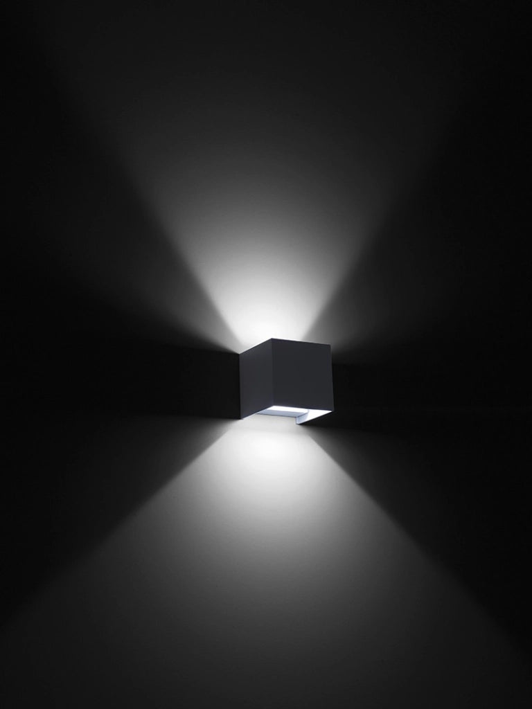 Applique Esterna GES1022 2x5W LED CCT Selezionabile 3000K/4000K/5500K IP65 Marrone - Gealuce
