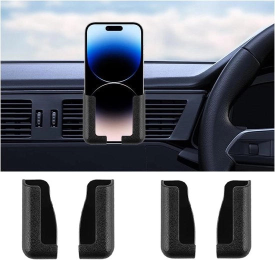 Supporto per abbinamento del cruscotto auto multifunzione - auto regolabile - supporto per navigatore e cellulare mobile - 2 pezzi.