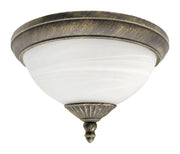 Plafoniera esterna Madrid 2xE27 oro antico IP43 Rabalux