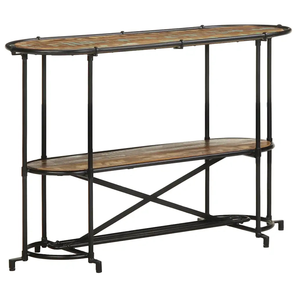 Tavolo Consolle | Tavolo d'Ingresso 110x42x76 cm in Legno Massello di Recupero