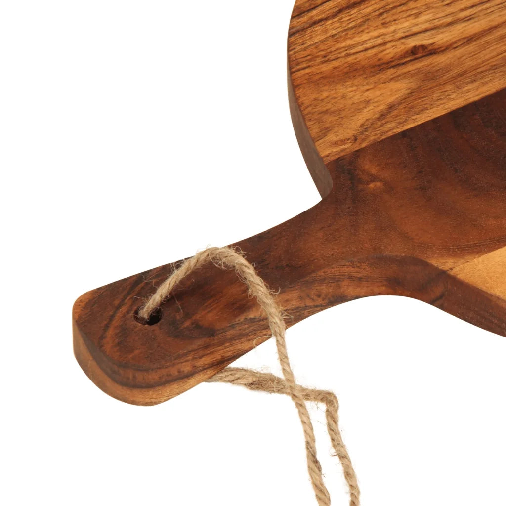vidaXL Tagliere 3pz in Legno Massello di Acacia