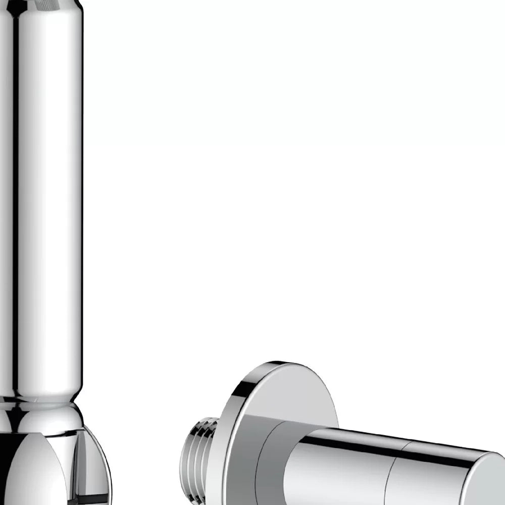 Duplex idroscopino tondo flessibile 150 cm con supporto e rubinetto