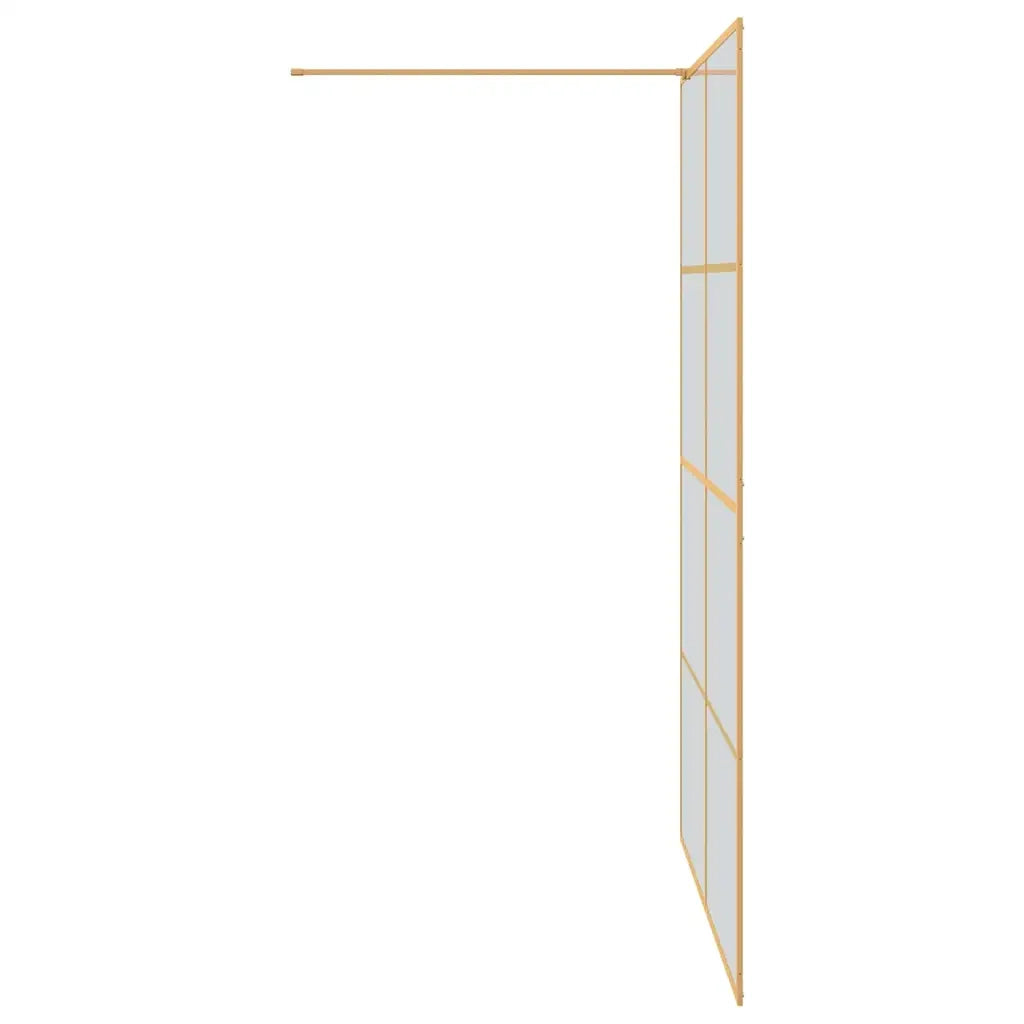 Parete Doccia Walk-in Oro 140 x 195 cm vetro temperato