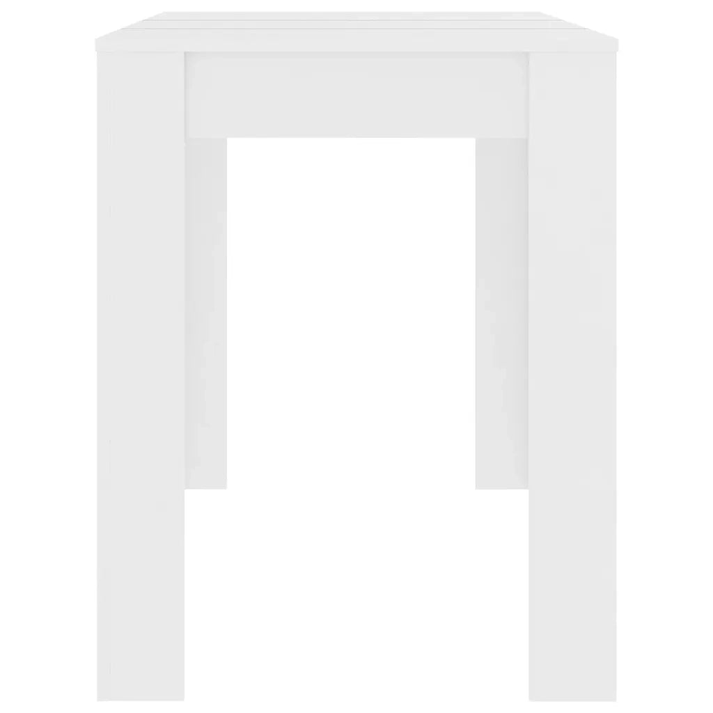 Tavolo da Pranzo | Tavolo da cucina Bianco 120x60x76 cm in Legno Multistrato