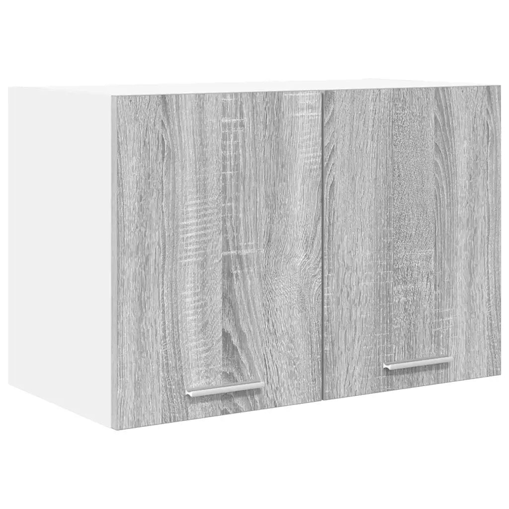 Armadio pensile Grigio Sonoma e Bianco 60 x 31 x 40 cm 884172