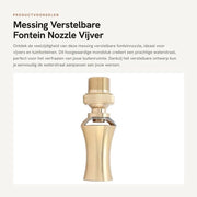 Pompa di irrigazione per vasca da bagno - Fonteinpomp - Modello - Messing - Disegno del getto - Rafforzamento dell'ossigenazione