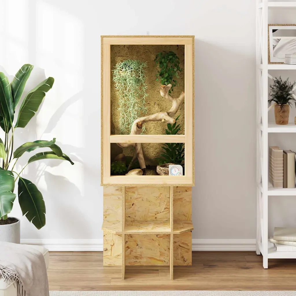 Terrario Marrone 50 x 50 x 80 cm OSB 876733