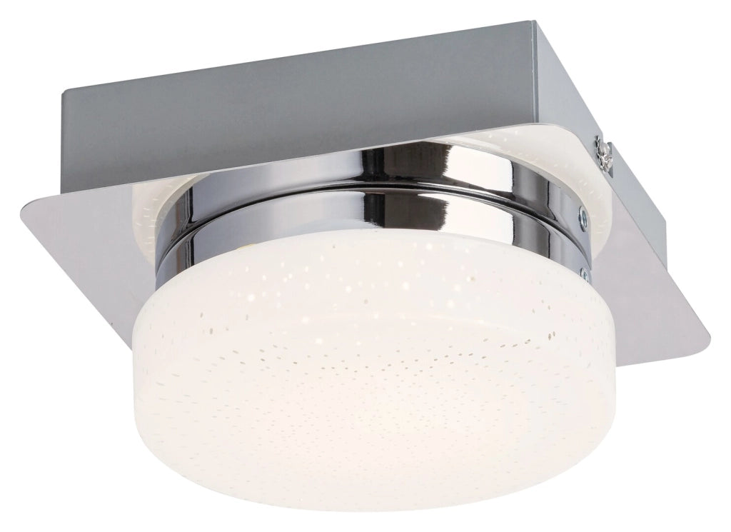 Spot soffitto superficie cromato/bianco LED 5W 4000K