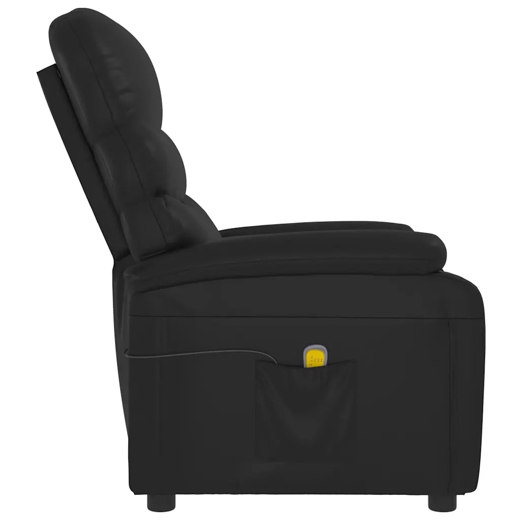 Divano Sedia-Poltrona Massaggiante Nera in Similpelle 813090