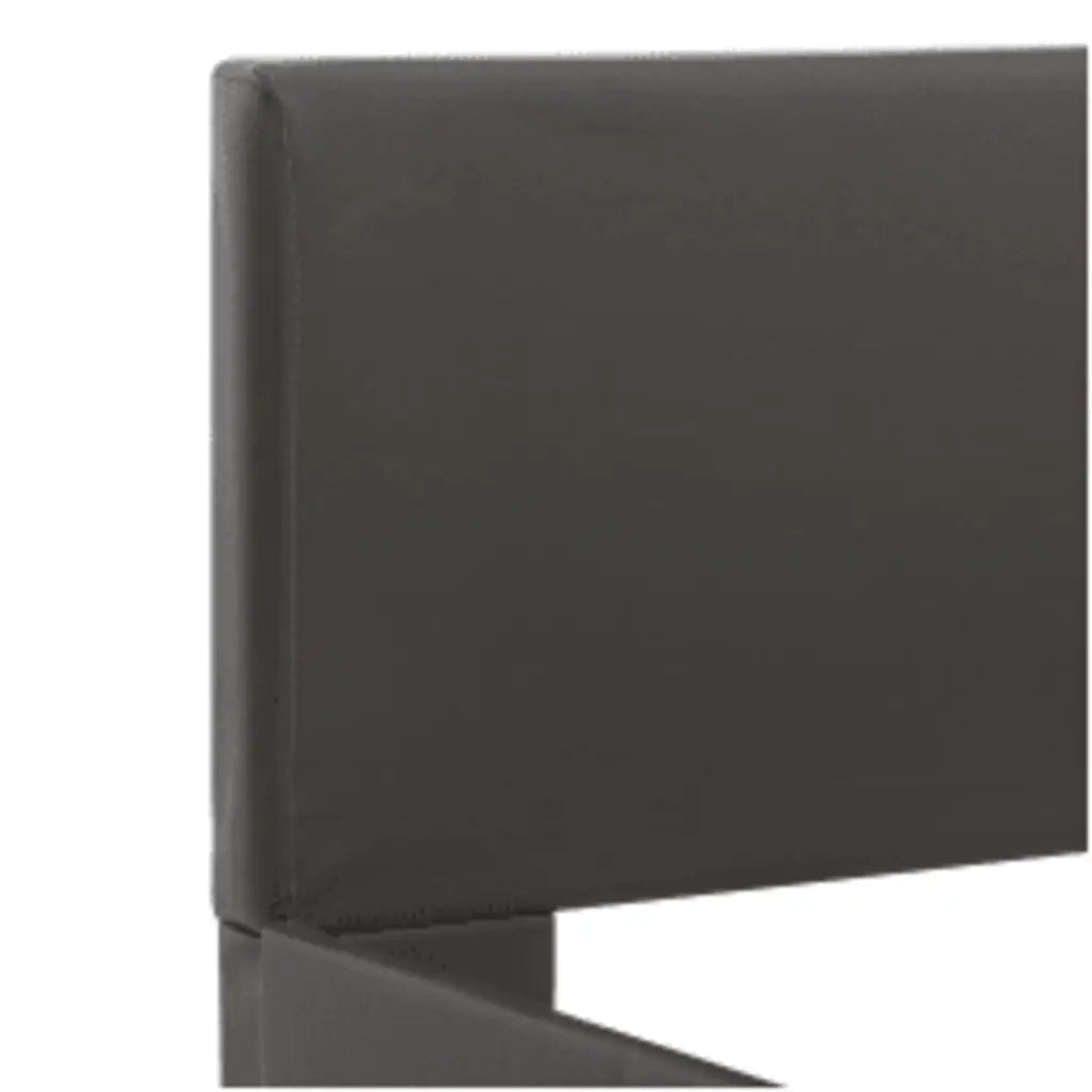 Giroletto con LED senza Materasso Grigio in Similpelle 90x200cm 285492