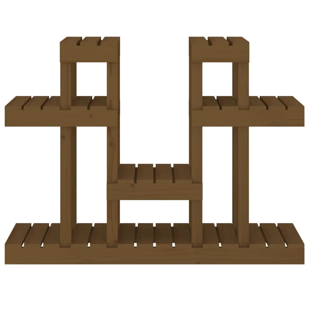 Supporto per Piante Ambra 104,5x25x77,5 cm Legno Massello Pino 822100