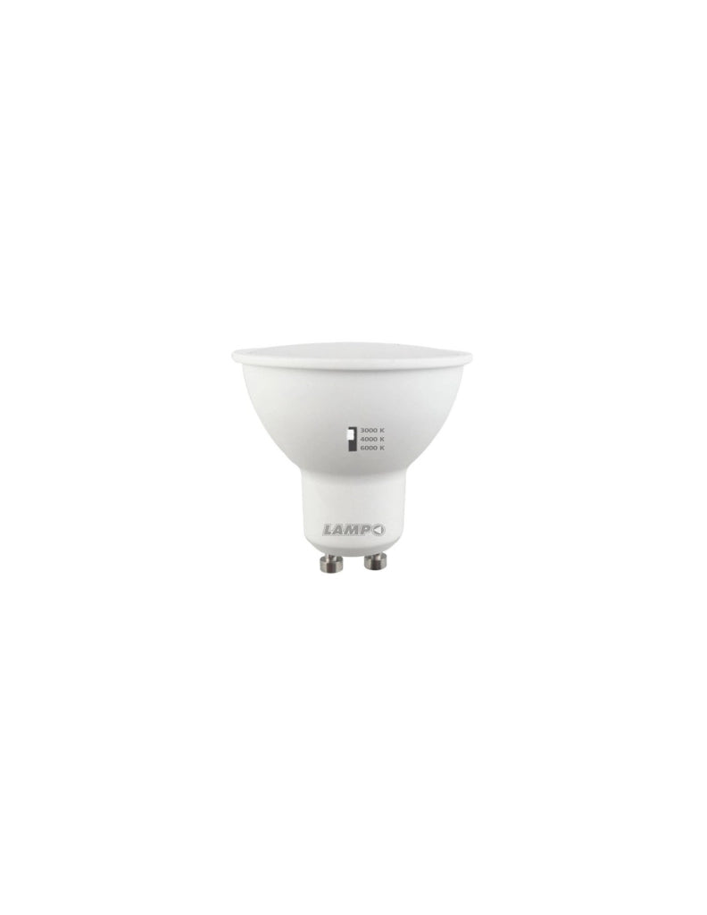 LAMPADA A LED TRICOLOR GU10 8 W - 650Lm - LAMPO