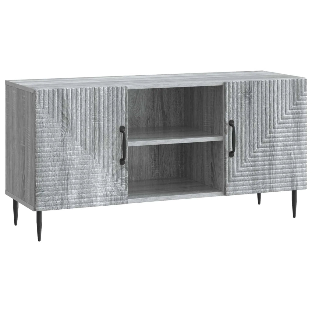 Mobile TV Grigio Sonoma 102 x 34,5 x 50 cm Legno ingegnerizzato 894931