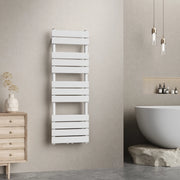 Scalda Asciugamani da Parete Voss ad Acqua Calda 120 x 40 cm Bianco [neu.haus]
