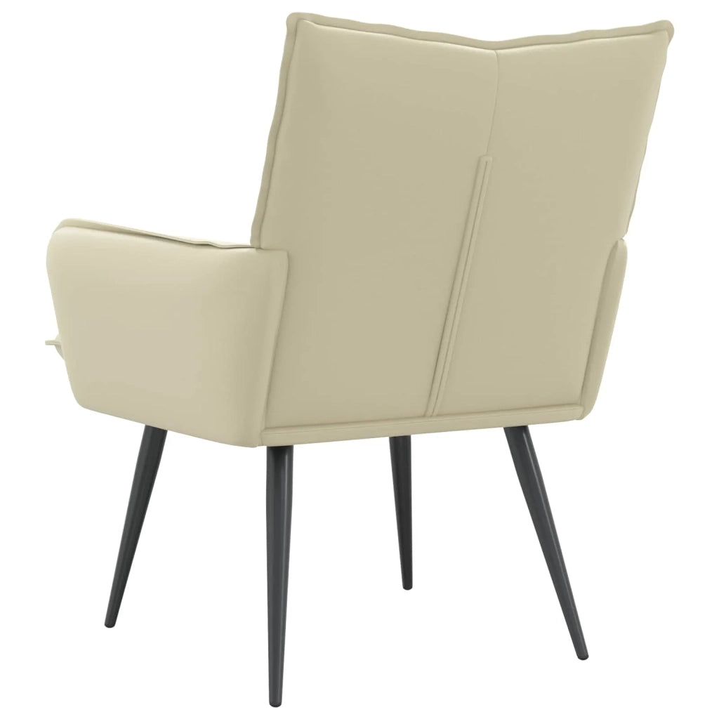 Poltrona Crema Similpelle 42047736