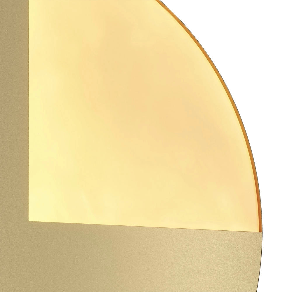 Applique Contemporanea Jupiter Alluminio Ottone 1 Luce 12W