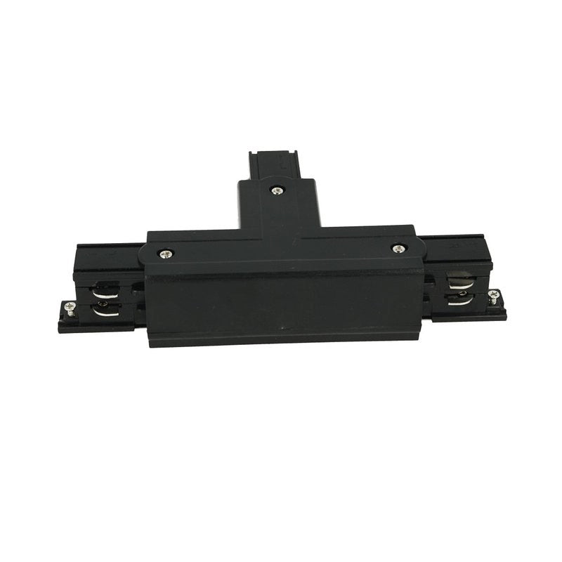 Connettore Giunto Forma T Destro Colore Nero Per Barra Sistema Binario Trifase CB40203
