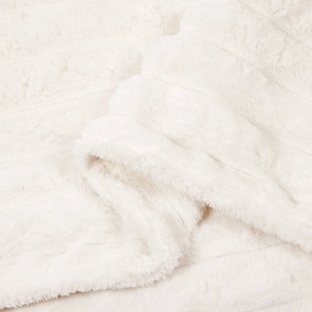 Coperte da Pile 6 pcs Crema 150 x 130 cm Panno