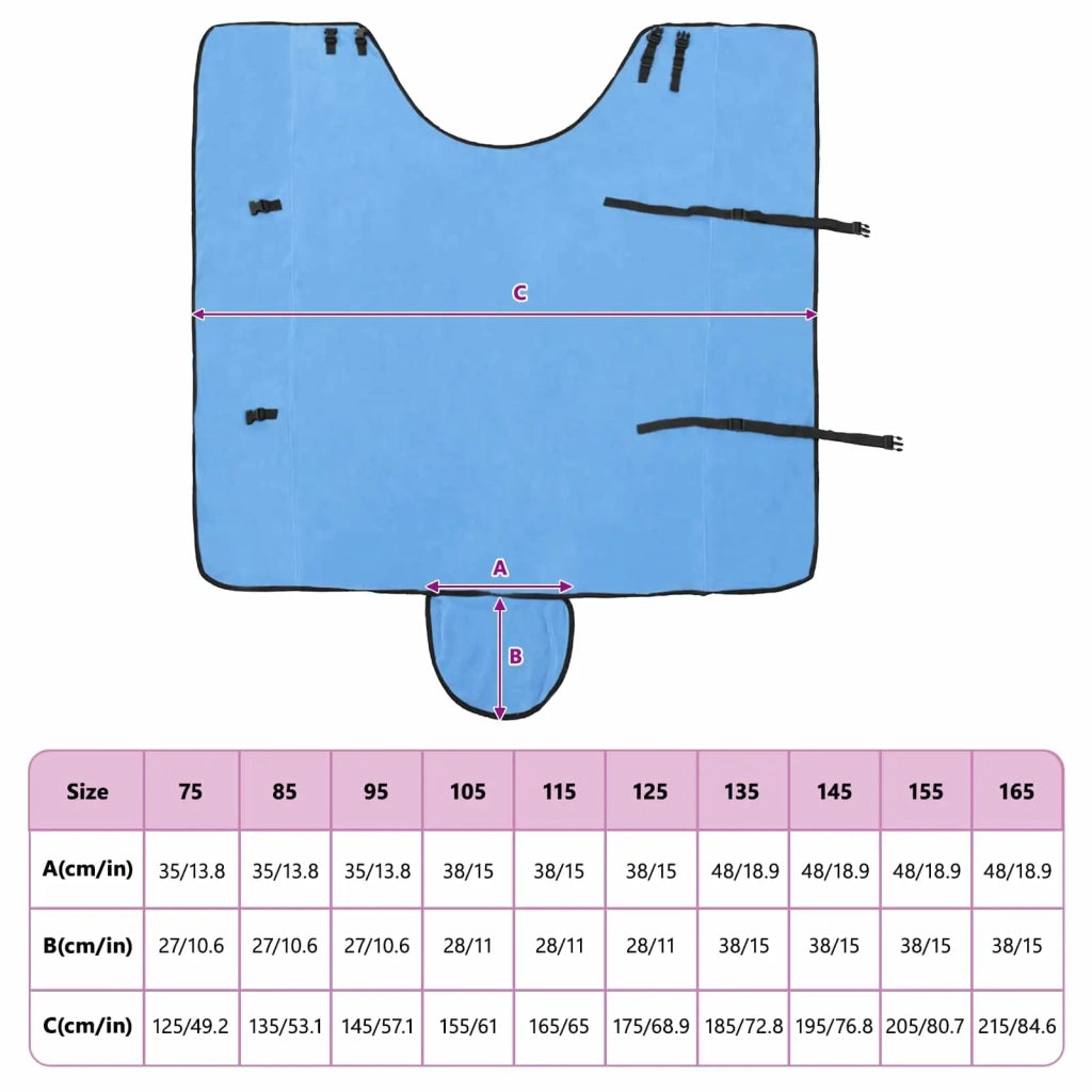 Coperta per Cavalli Aqua Completo 145 cm Poliestere CFW7821959