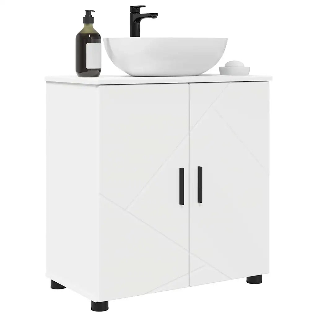 Mobile da Bagno con archiviazione Bianco 61 x 35 x 64 cm