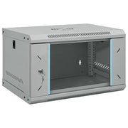 vidaXL Armadietto di rete Grigio 53 x 45 x 30 cm Acciaio