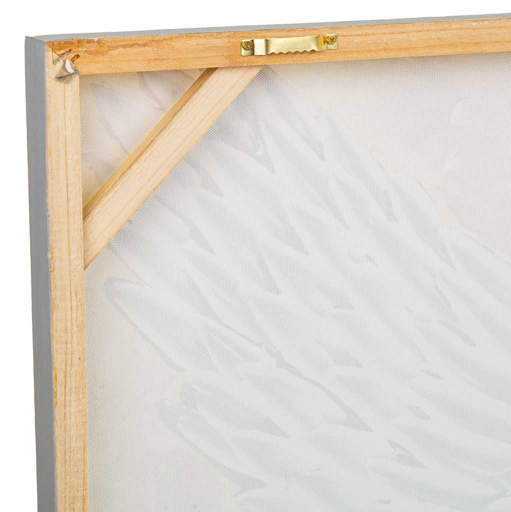 Quadro dipinto a mano con rilievo oro 50x100x3h