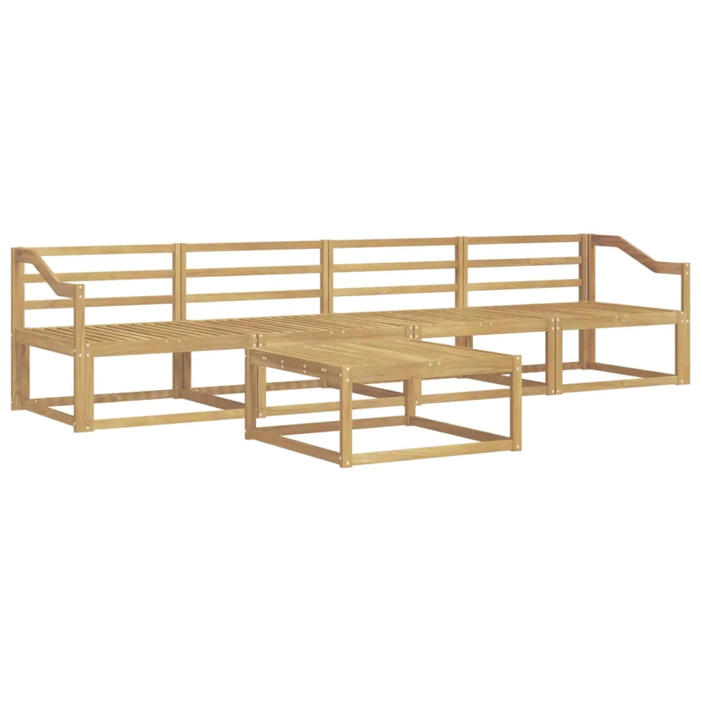 Set di divani da esterno 5 pcs Bianco 79 x 79 x 37 cm 3386038