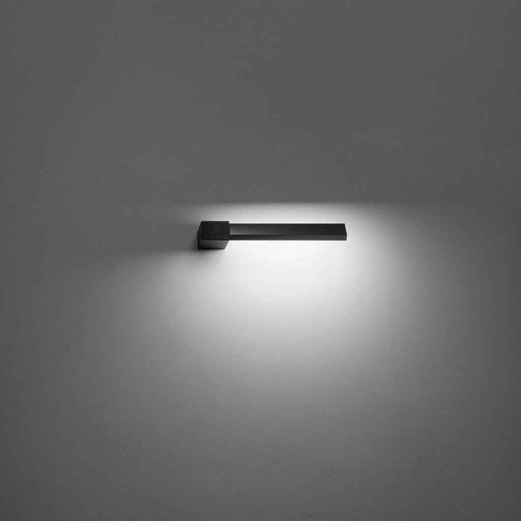 Applique Moderna Elle Alluminio Nero Acrilico Led 14W Cct 3000/4000/6000K