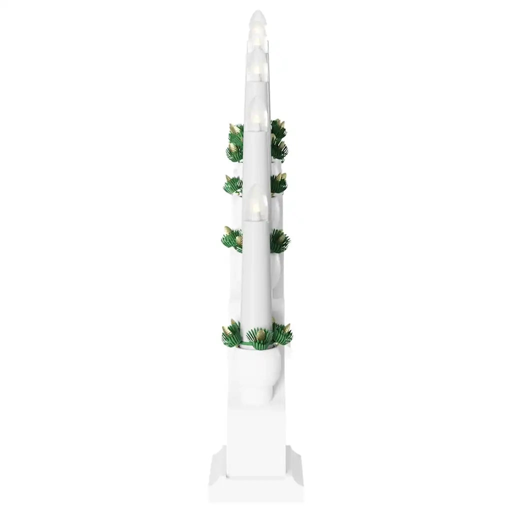 Arco di Candele di Natale con 10 Candele LED Bianco
