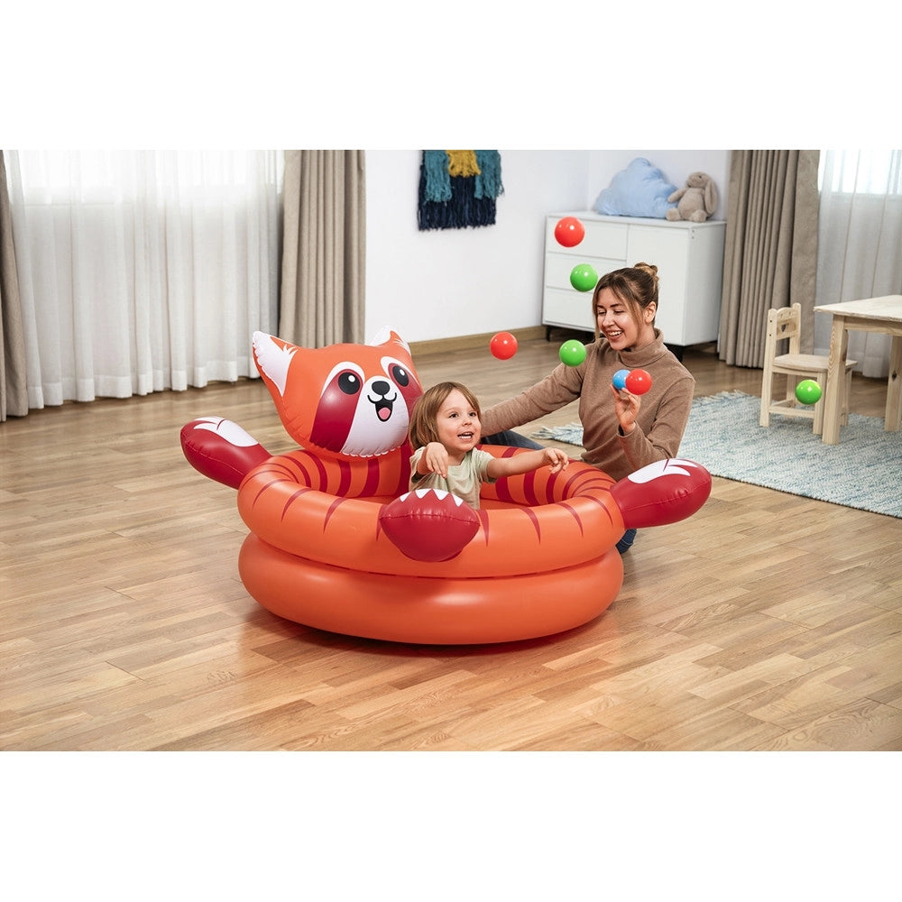 Trade Shop - Piscina Gonfiabile Con Palline Gioco Design Panda 107x94x58cm Per Bambini 2+ Anni 52702 -