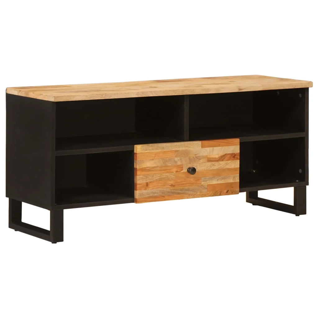 Mobile TV-Credenza per TV Marrone 100 x 33 x 46 cm Legno di mango massello 303887