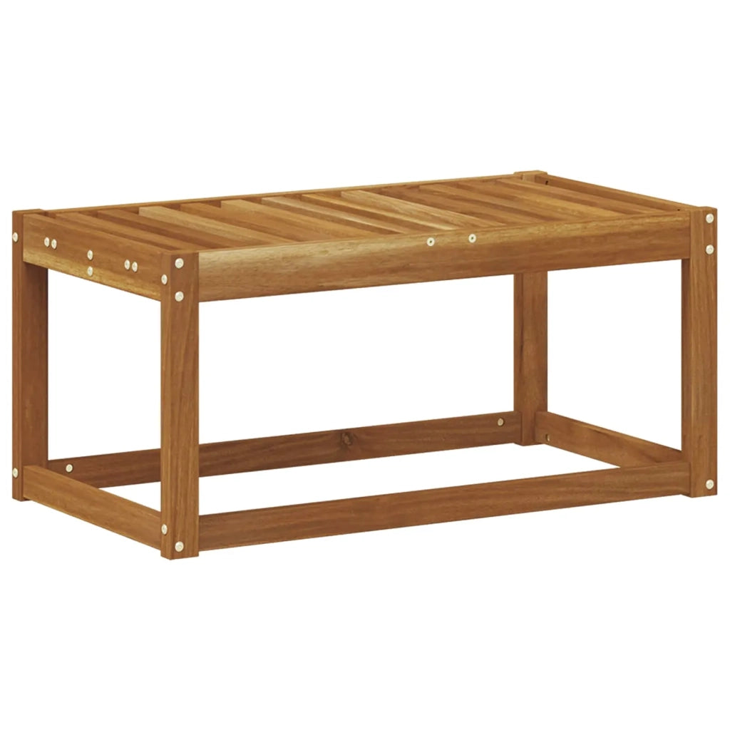 Panchetto da Giardino-Sgabello da Esterno Naturale 79 x 43 x 37 cm