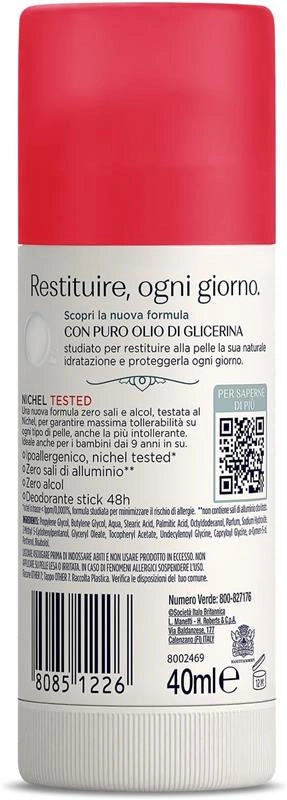 NEUTRO ROBERTS DEODORANTE STICK DERMAZERO IPOALLERGENICO 40 ML