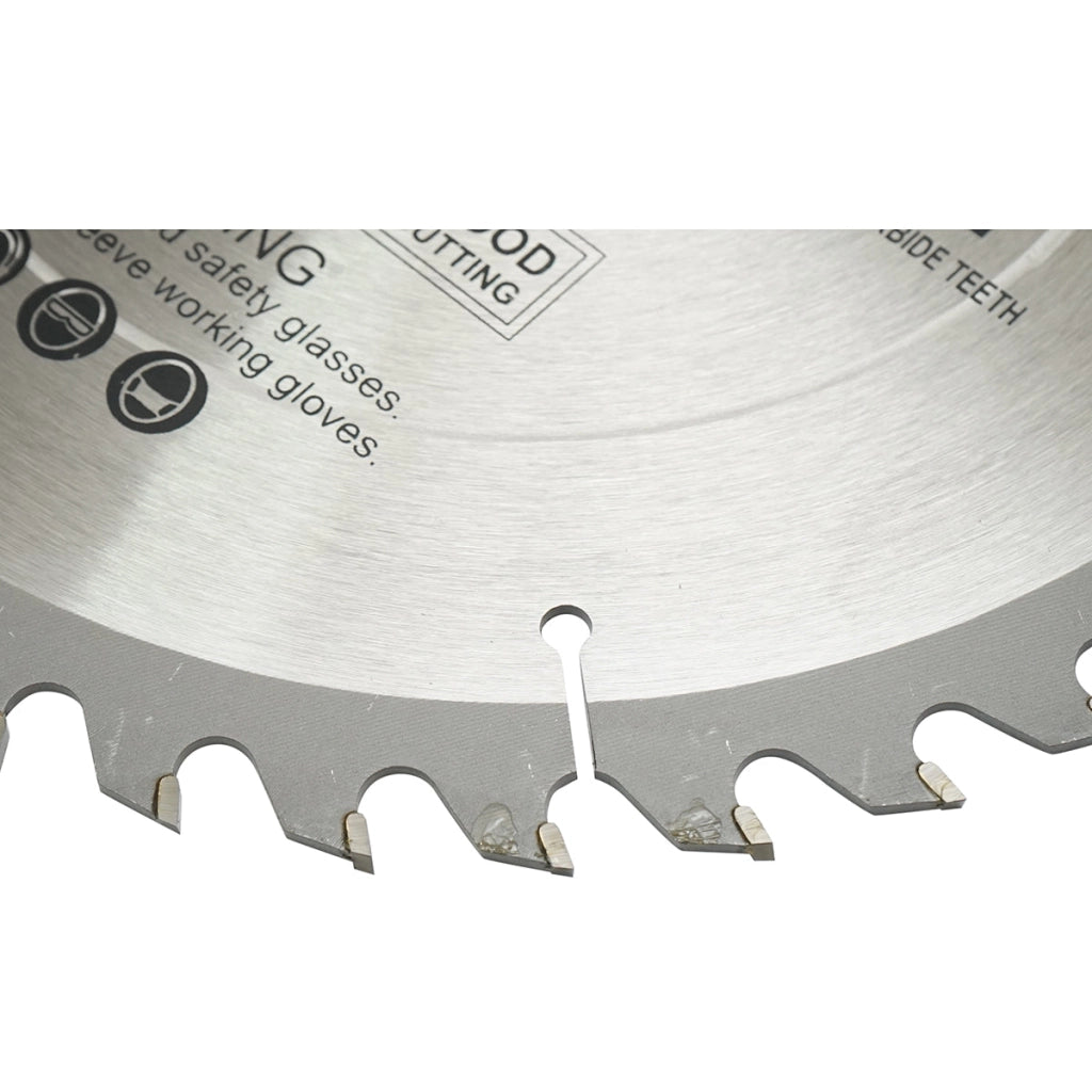 Disco circolare widia per legno, 250x25.4 mm, velocità massima 6000 giri/min, 40 denti, industriale, Crownman