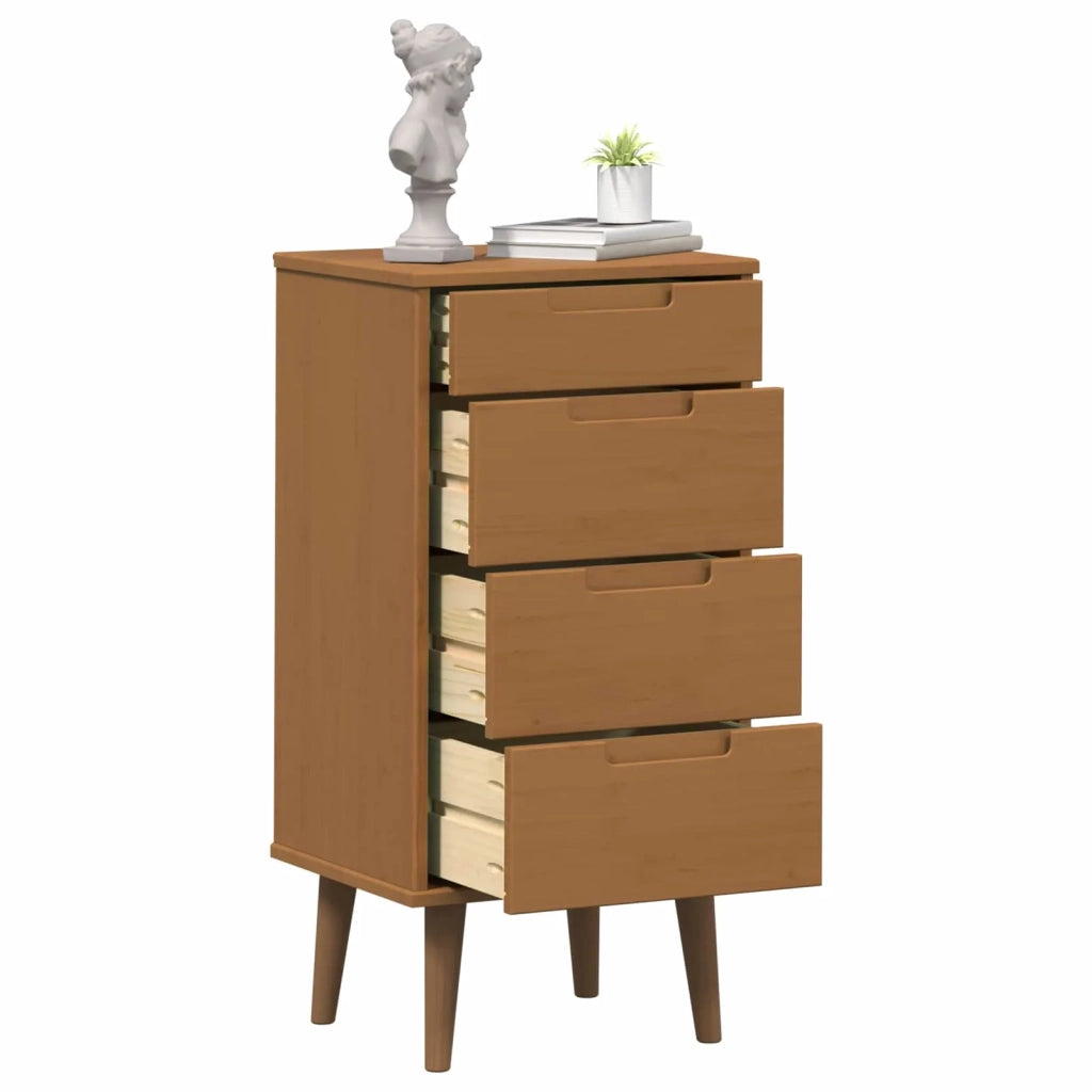 Cassettiera MOLDE Caramello 40 x 35 x 82 cm 42020934