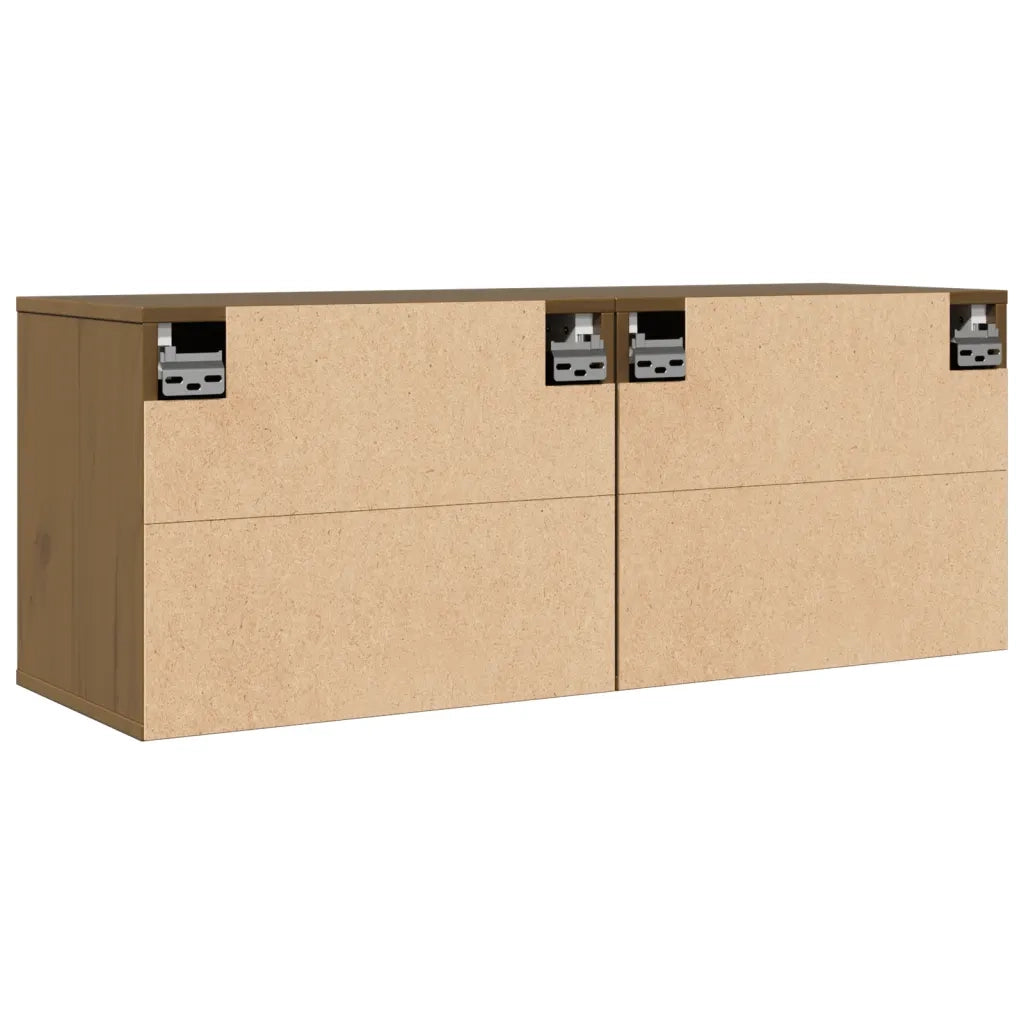 Pensili Miele 2 pz 45x30x35 cm in Legno Massello di Pino cod mxl 33056