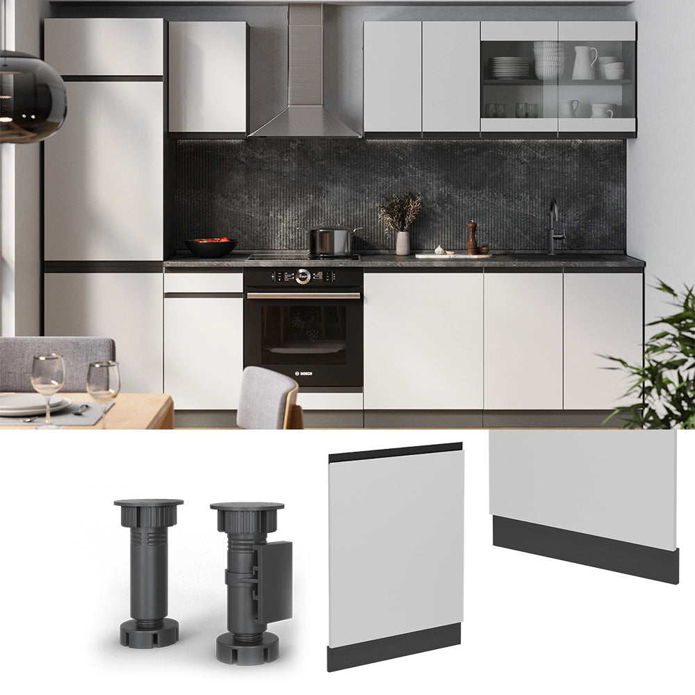 Vicco Pannello frontale della lavastoviglie Bianco 60 cm , PL Marmo