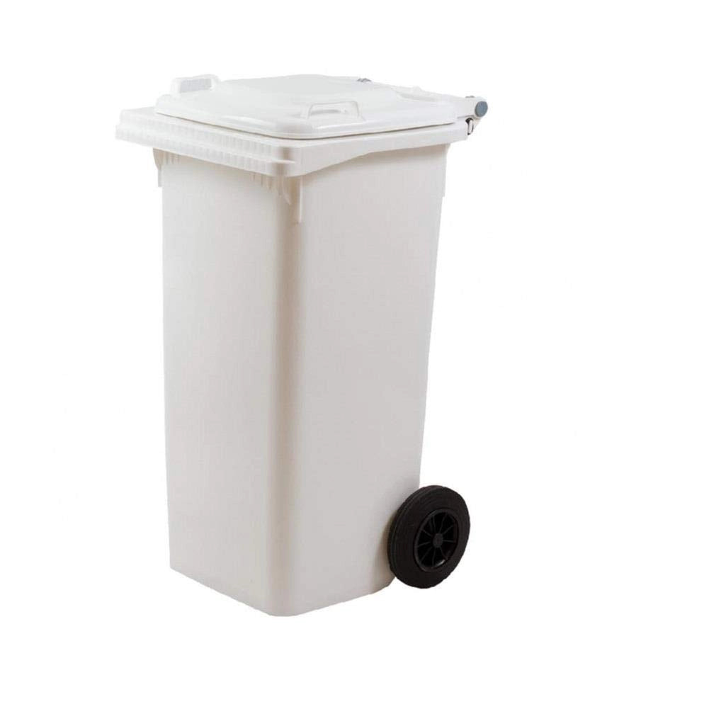 BIDONE PER LA RACCOLTA DIFFERENZIATA 120 lt - Colore bianco