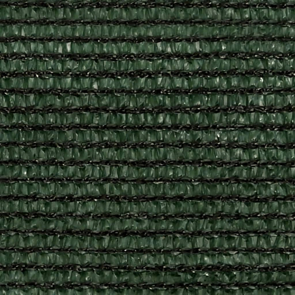 Vela ombreggiante 160 g/m² verde scuro 6 x 6 m HDPE 02_0009442