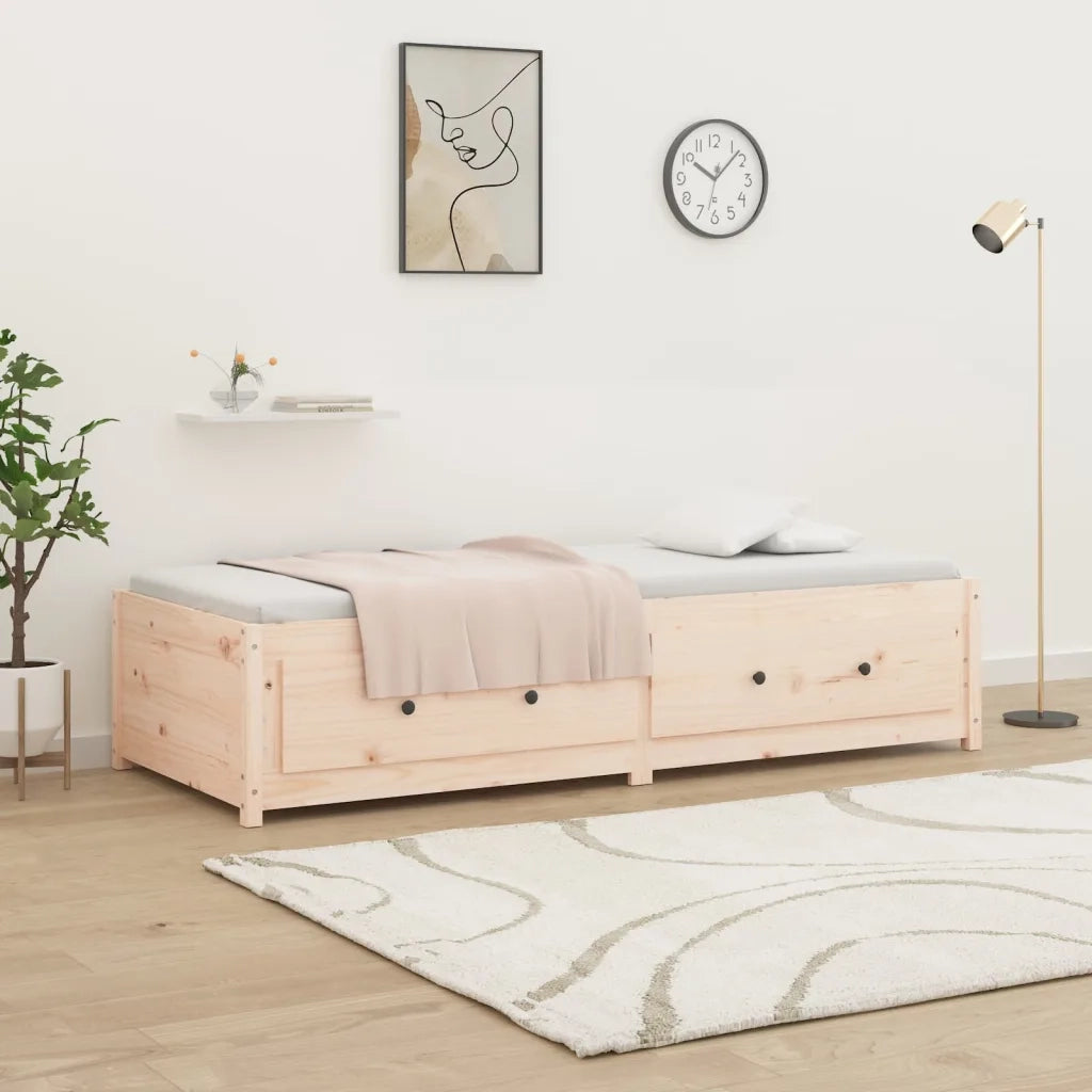 Dormeuse 75x190 cm 2FT6 Small Single in Legno Massello di Pino cod mxl 58974