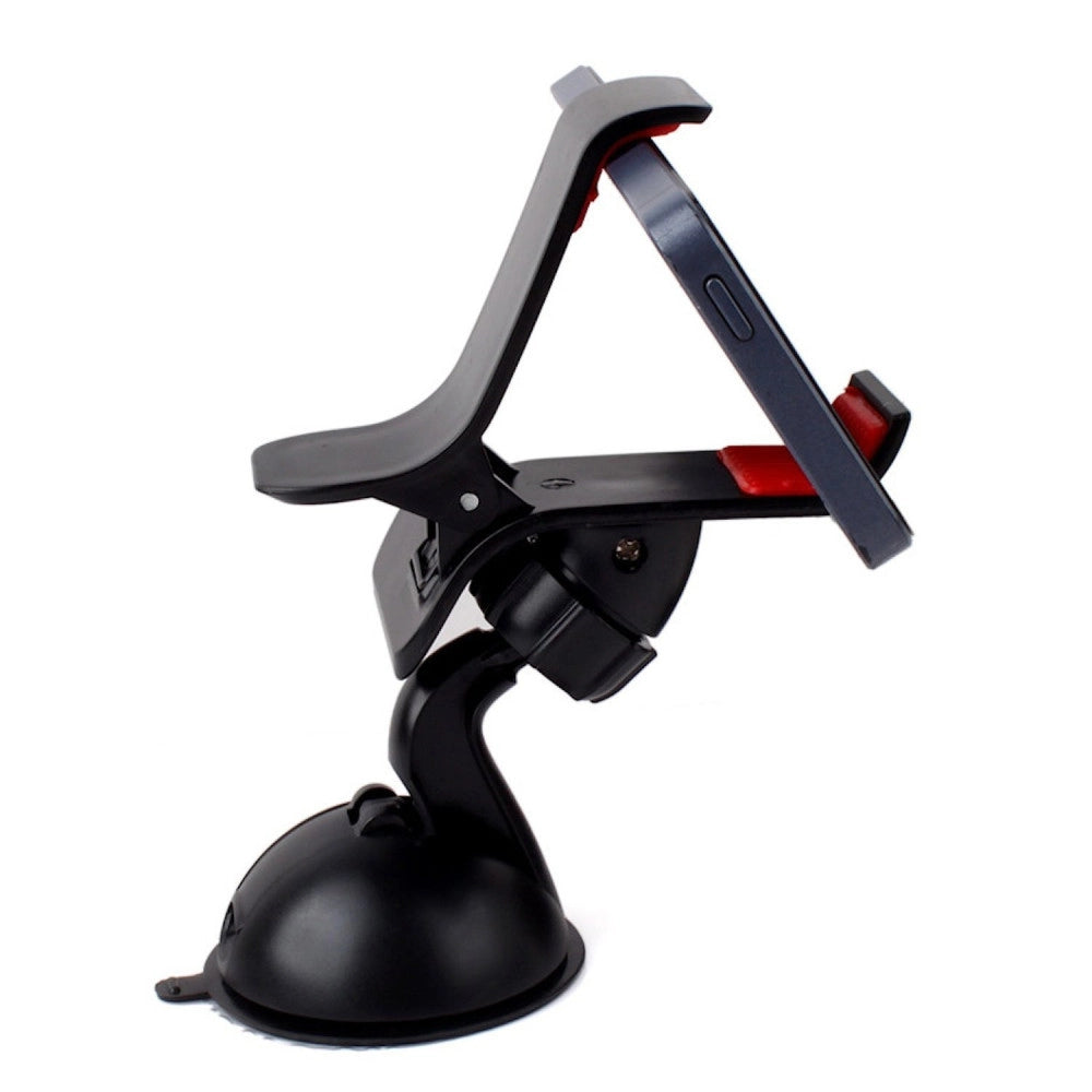 Trade Shop - Supporto Auto Universale Ventosa A Pinza Per Smartphone Cellulare Navigatore -