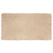 Tappeto in finta TAFALLA | Tappeto del soggiorno Beige 60 x 110 cm Poliestere