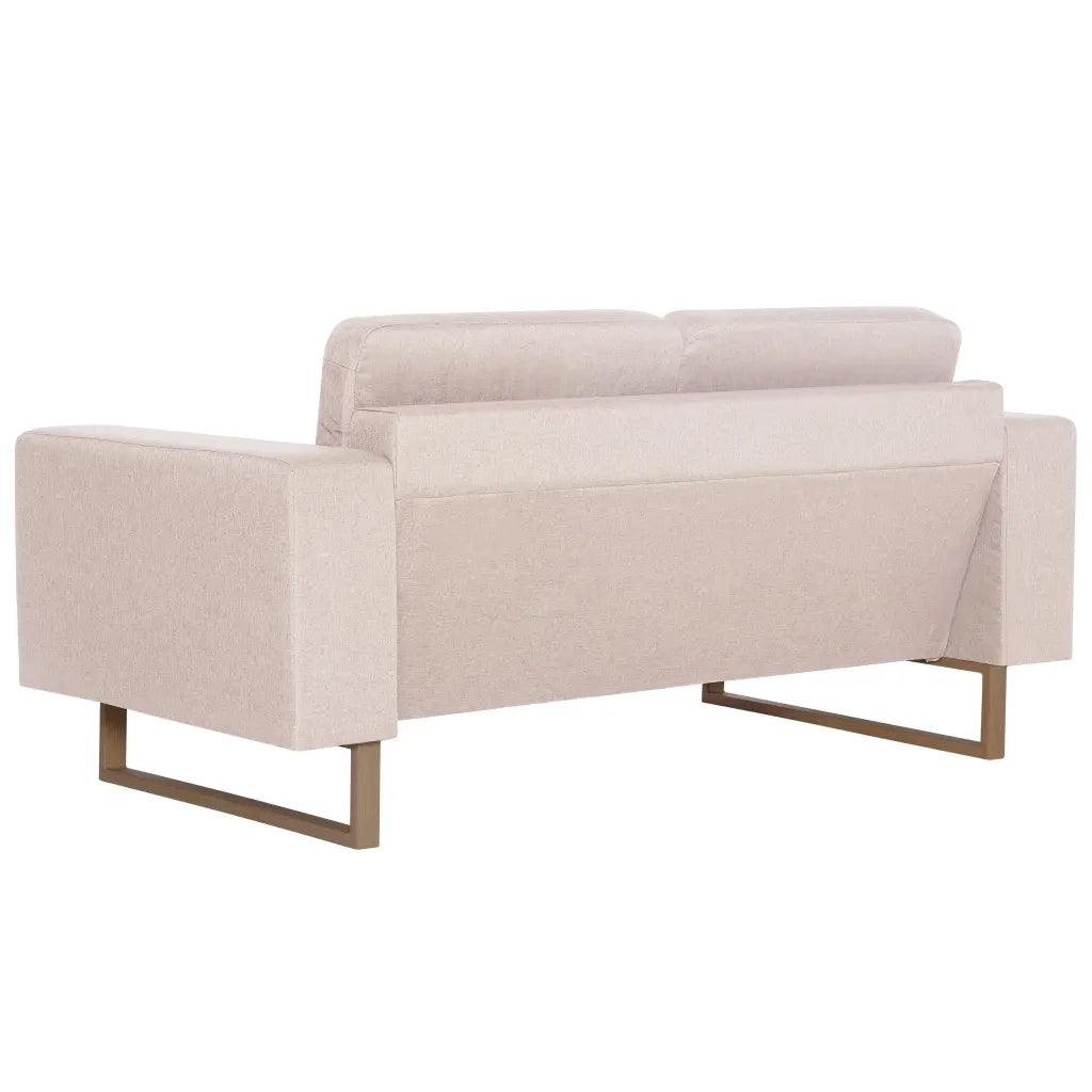 Set Divani 2 pz in Tessuto Crema 276859