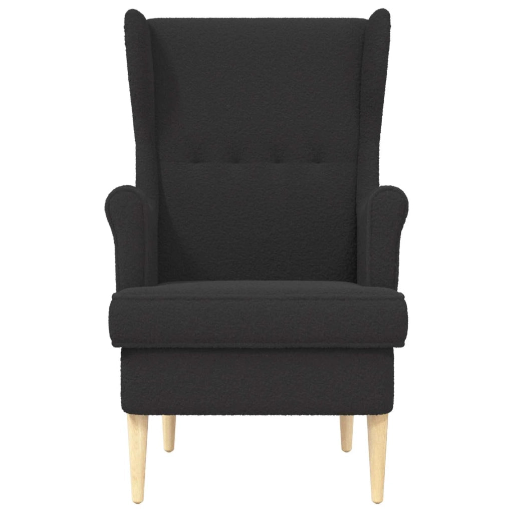 Poltrona Nero Bouclé