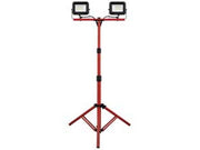 1pz proiettori led treppiede ip65 rework 2x30w 4000k naturale 5400 lm cod:ferx.fer440462