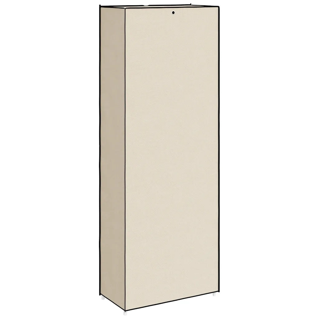 Scarpiera Crema 60x30x166 cm Tessuto 337260