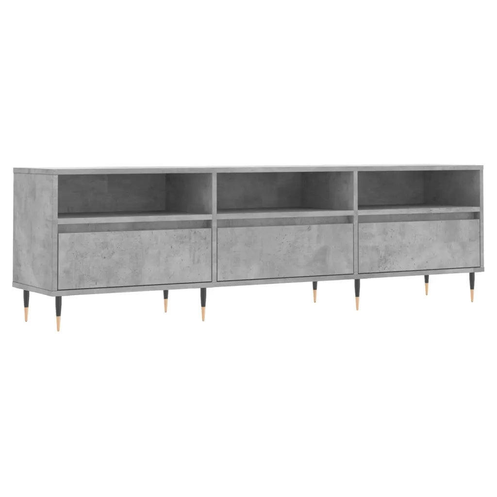 Mobile TV | Armadietto TV | Mobile Porta TV Grigio Cemento 150x30x44,5 cm Legno Multistrato