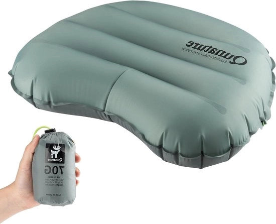 Cuscino da campeggio gonfiabile per esterno - portatile e ergonomico