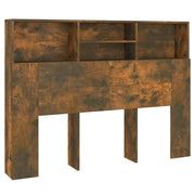 Testiera | Testata con Scomparti Rovere Fumo 140x19x103,5 cm